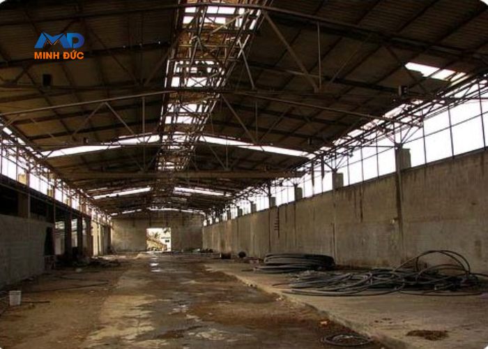 Tháo dỡ nhà xưởng Long An Minh Đức